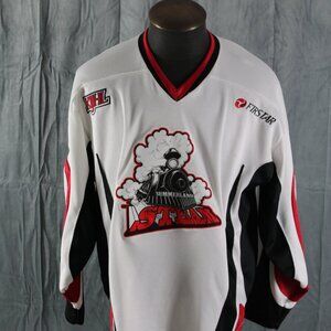 Summerland Steam Jersey - White Home Jersey - Men's Large